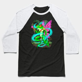 Fairy Frog Fantasy Art Frogs Baseball T-Shirt